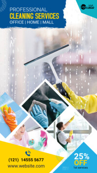 Maximalist Cleaning Services Ad Instagram Story template