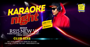 Maximalist Club Party  Facebook Event Cover template