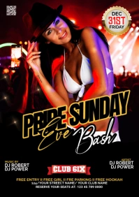 Maximalist Club Party Flyer A1 template