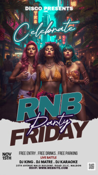 Maximalist Club Party Instagram Story template