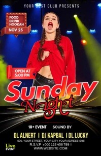 Maximalist Club Party  Tabloid template