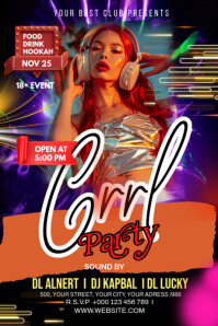Maximalist Club Party Tumblr Graphic template