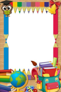 Maximalist Colorful Back To School  Poster Affiche template