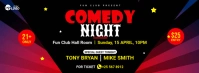 Maximalist Comedy Night Facebook Cover Facebook Cover Photo template