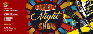 Rot Maximalist Comedy Night Show  Facebook Cover Facebook Cover Photo Cover na Larawan ng Facebook Template