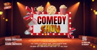 Maximalist Comedy Night Show Facebook Event Cover template