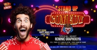Maximalist Comedy Night Show Facebook Shared Image template