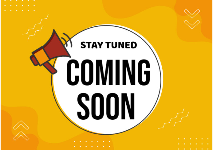Maximalist Coming Soon  A4 template