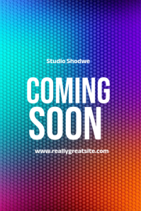 Coming Soon Announcement Poster Template