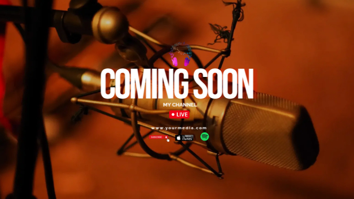 Maximalist Coming Soon Digital Display (16:9) template