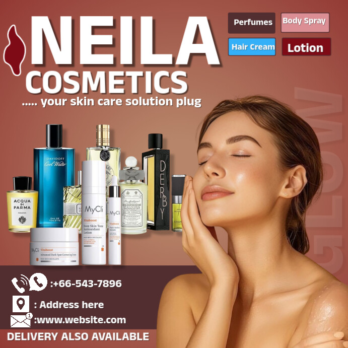 Maximalist Cosmetics Sales Flyer  Instagram Post Iphosti le-Instagram template