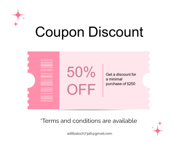 Maximalist Coupon Code Design  Medium Rectangle template