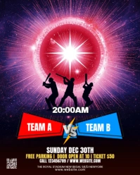 Maximalist Cricket Instagram Portrait template