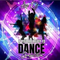 Maximalist Dance Competition Instagram Post template