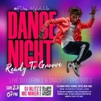 Maximalist Dance Night Instagram Post template