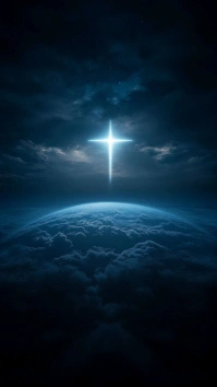 Maximalist Dark Cloud  Digital Display (9:16) template