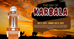 Maximalist Day Of Ashura Facebook Event Cover Okładka wydarzenia na Facebooku template