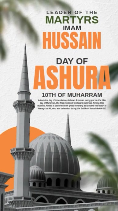 Maximalist Day Of Ashura Instagram Reel template