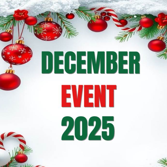Maximalist December Event Instagram Post Template | PosterMyWall