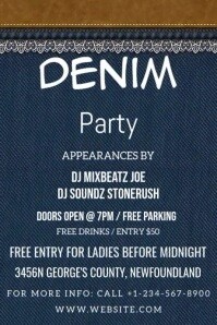 Denim Day Awareness Posters Template | PosterMyWall