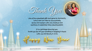Maximalist Digital Thank You & Happy New Year  Digital Display (16:9) template