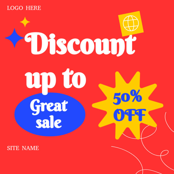 Copy of Maximalist Discount Off Sale Instagram Post | PosterMyWall