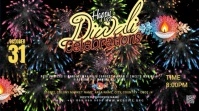 Maximalist Diwali Celebrations Digital Diaplay Digital Display (16:9) template