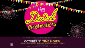 Sort Diwali Celebrations Digitalt display Template