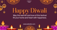 Maximalist Diwali Facebook Event Cover template