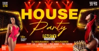 Maximalist Dj Party Facebook Event Cover template