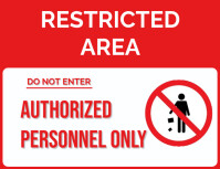 Maximalist Do Not Enter Flyer (us Letter) template