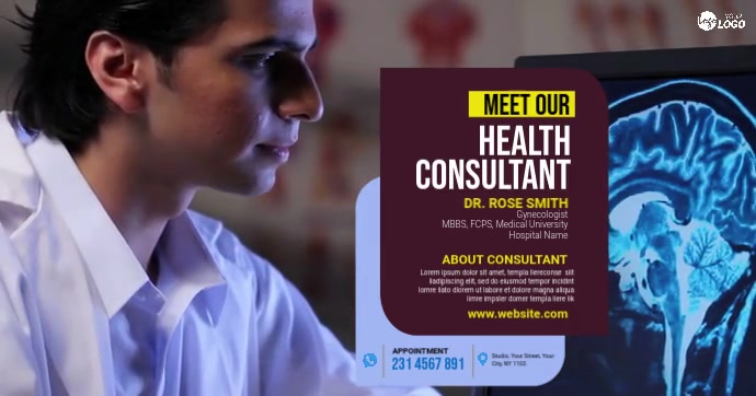 Copy of Maximalist Doctor Intro Ad Facebook Shared Image | PosterMyWall