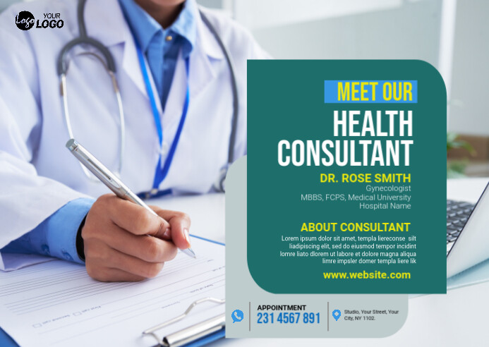 Copy of Maximalist Doctor Intro Ad Postcard | PosterMyWall