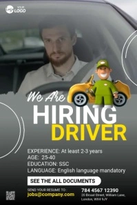Maximalist Driver Hiring Pinterest Graphic Pinterest-afbeelding template