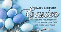 Maximalist Easter Greetings  Facebook Shared Image template