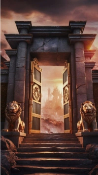 Maximalist Easter Kingdom  Instagram Story template