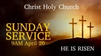 Maximalist Easter Sunday  Digital Display (16:9) template