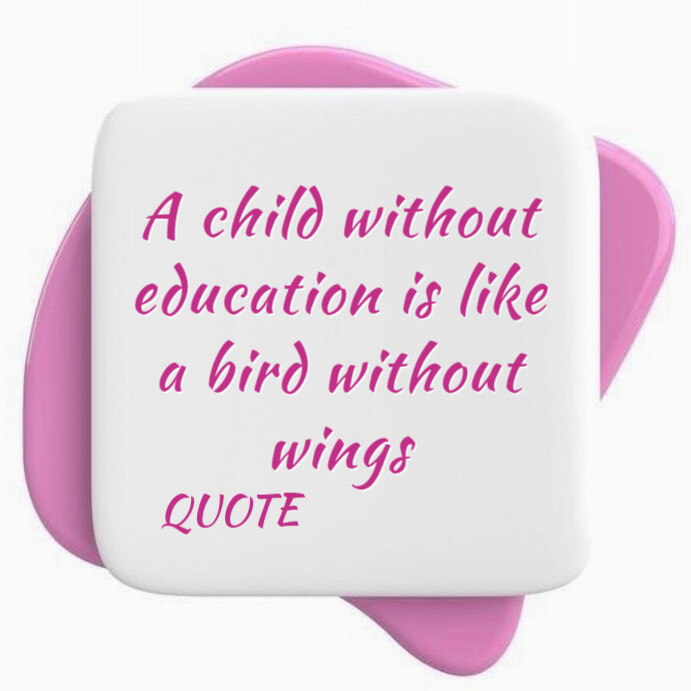 Maximalist Educational Quote  Instagram Post template