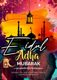 Maximalist Eid Al Adha A6 template