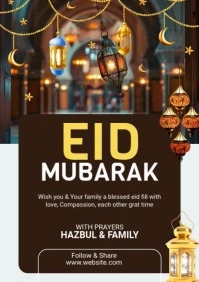Maximalist Eid Greetings Template A1