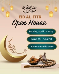Maximalist Eid Ul Fitr Open House Instagram Portrait template