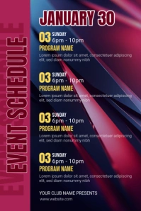 Maximalist Event Schedule Ad Tumblr Graphic Tumblr Graphic template
