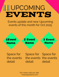 Maximalist Events Update Upcoming Flyers Project Proposal Join Us  Flyer (us Letter) template