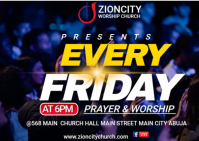 Maximalist Every Friday Service  Postcard Carte postale template