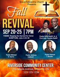 Church Revival Event Løbeseddel Template