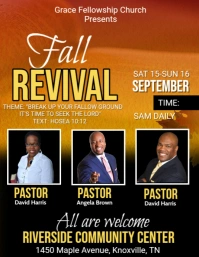 Maximalist Fall Revival Flyer (us Letter) template