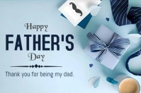 Maximalist Father's Day Label Étiquette template