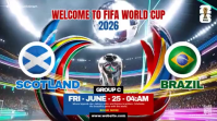 Maximalist FIFA World Cup 2026 Digital Display Video Umbukiso Wedijithali (16:9) template