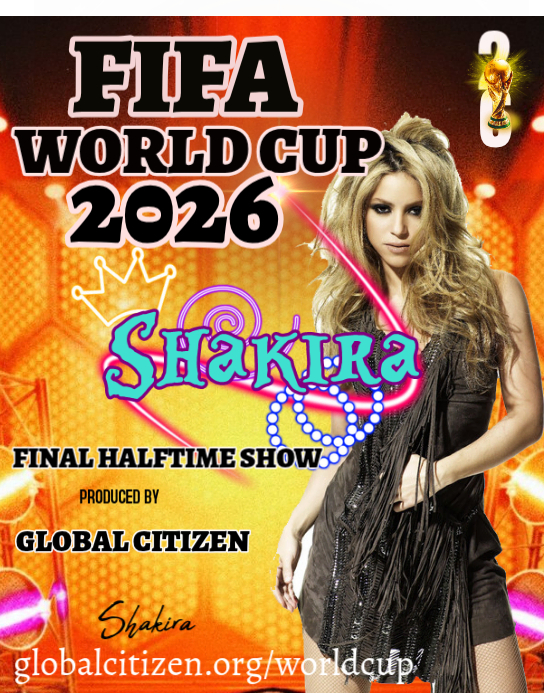 Fifa World Cup 2026 Halftime Show Template | PosterMyWall