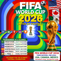 Maximalist FIFA World Cup 2026 Instagram Post template